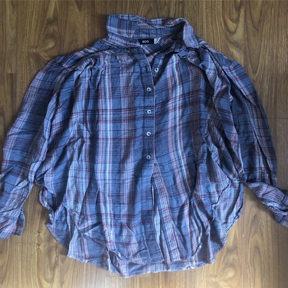 BDG Flowy Plaid - Picture 4 of 4